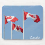 Recuerdo Mousepad de Mousepad Canadá de la bandera Alfombrillas De Ratones