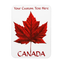 Recuerdo personalizado imán fresco de Canadá Canad
