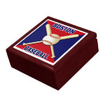 Recuerdo y joyero del béisbol de Boston Caja De Regalo