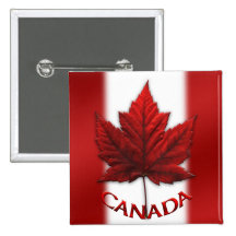 Recuerdos de Canadá del botón de la bandera de Can Pins