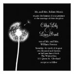 ¡Recuerdos! Invitación del boda (negro)