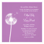¡Recuerdos! Invitación del boda (púrpura)