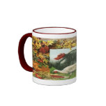 Recuerdos para una acción de gracias feliz, pavos taza