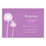 ¡Recuerdos! RSVP (púrpura) Comunicados Personalizados