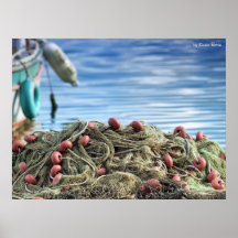 Red de pesca impresiones