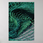 Red de pesca, isla magnífica de Manan, Nuevo Bruns Posters