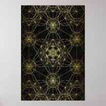 Red del cubo de Metatron Impresiones