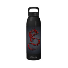 red dragon metalen waterflessen