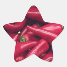 Red Hot Chili Peppers Calcomanías Forma De Estrella