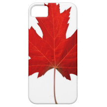 Red-Maple-Leaf.jpg iPhone 5 Case-Mate Cobertura