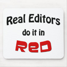 Redactores reales Mousepad Tapetes De Ratones