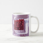 Redcurrants en hielo tazas de café