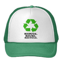 Reduzca, reutilice, recicle - la vida verde gorra