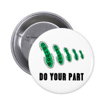Reduzca su huella del carbono pins