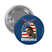 Reelección Barack Obama para 2012 Pin