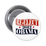 Reelija a Obama 2012 Pin