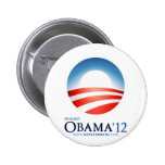 Reelija a Obama 2012 Pins