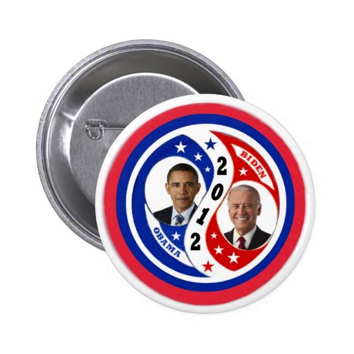 Reelija a Obama Biden 2012 Pin