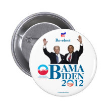 Reelija al convenio de OBAMA BIDEN en 2012 polític Pins