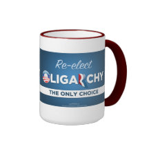 Reelija la taza anti de Obama Romney de la oligarq