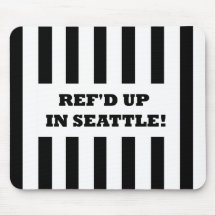 Ref'd para arriba en Seattle con los árbitros del  Alfombrillas De Raton