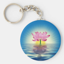 Reflexión de Lotus Llaveros Personalizados