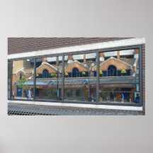 Reflexión de un centro comercial impresiones