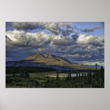 Reflexión del Alaskan del cartel Poster