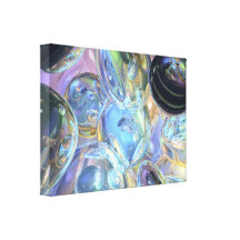 Reflexiones abstractas lienzo envuelto para galerías