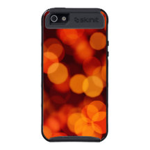 Reflexiones de la luz anaranjadas iPhone 5 protector