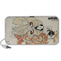 Refresque el arte japonés del geisha y del hombre  iPhone altavoces