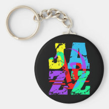 Refresqúese y jazz de la cadera llavero personalizado