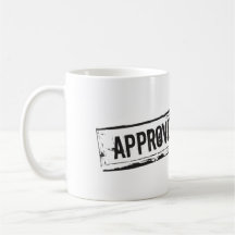 Regalo aprobado de la oficina de la taza de café