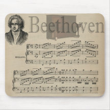 Regalo clásico de la música de Beethoven para los  Tapetes De Ratones