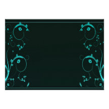 Regalo de boda elegante de los remolinos de la agu comunicados personalizados
