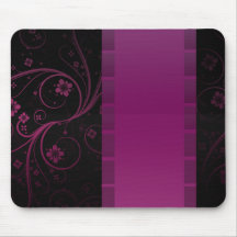 Regalo de boda marrón elegante del damasco alfombrillas de ratones