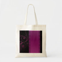Regalo de boda marrón elegante del damasco bolsa