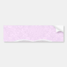 Regalo de boda rosado y gris expresivo del damasco pegatina de parachoque
