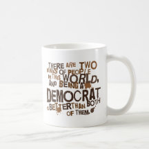 Regalo de Demócrata (divertido) Tazas De Café