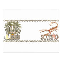 Regalo de la amistad del escorpión de Leo por Valx Postal