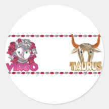 Regalo de la amistad del zodiaco del tauro del vir etiquetas  