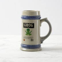 Regalo de la taza de cerveza del GROG