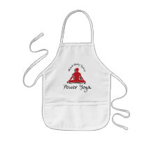Regalo de la yoga del poder delantales