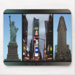 Regalo de las señales del recuerdo de Nueva York M Alfombrillas De Ratones