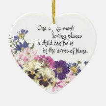 Regalo de Nana Ornamento Para Arbol De Navidad