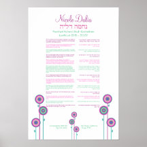Regalo del arte de Mitzvah del palo de la porción  Impresiones