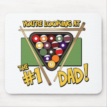 Regalo del día de padre del papá de la piscina/de  tapete de ratón