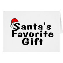Regalo del favorito de Santas Felicitacion