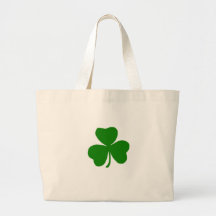 Regalo del trébol bolsas lienzo