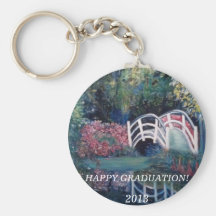 Regalo feliz 2013 de la graduación para ella llaveros
